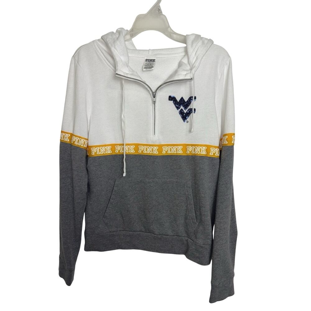 Victoria’s Secret PINK West Virginia University Hoodie M Sequins
